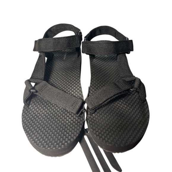 Time And Tru Women's Nature Sandals Size 10 Black Cushion Sole New With Tags** - Picture 2 of 11